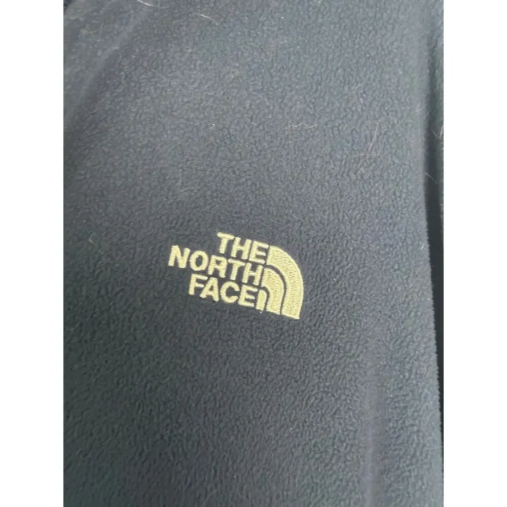 The North Face Quarter Zip Lightweight Fleece Sweater Navy Size XL Read